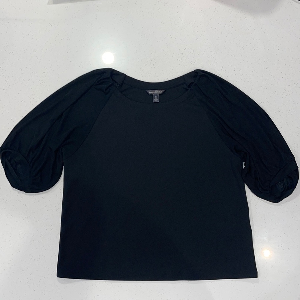Banana Republic black blouse